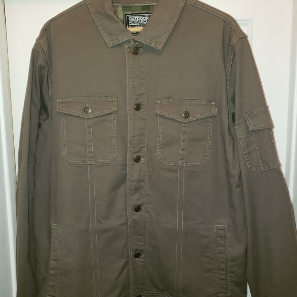 Men's Outdoor Research Flannel Lined Shirt Jacket